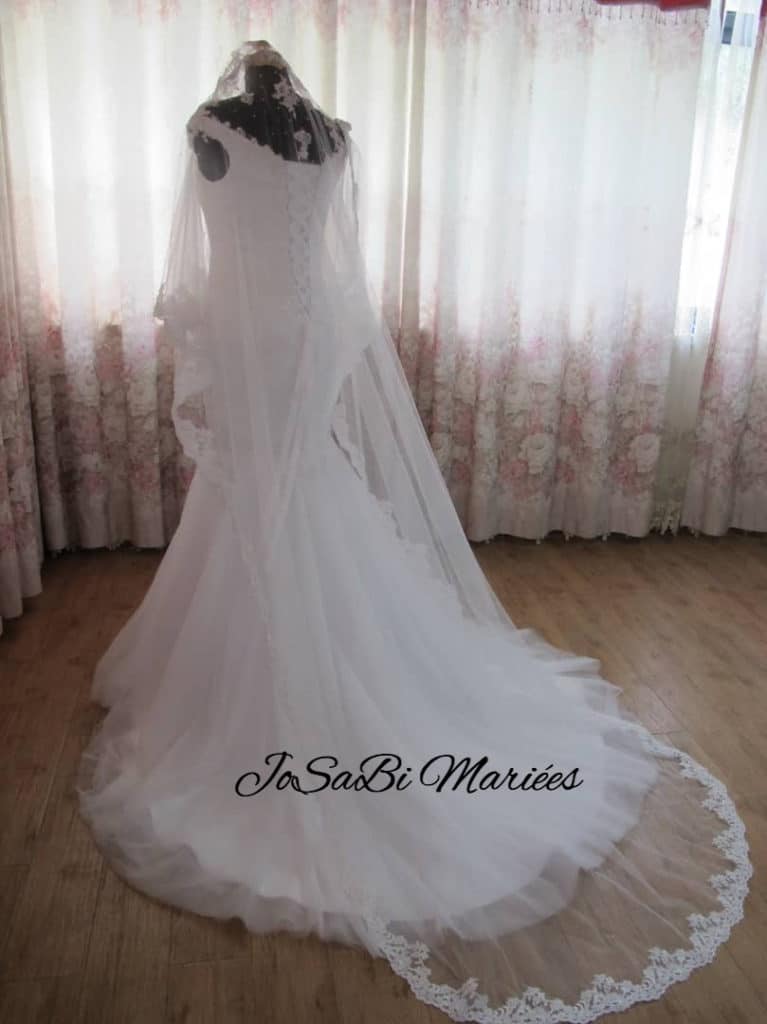 JoSaBi custom wedding dress production