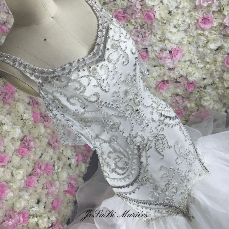 JoSaBi ruffled wedding Dress