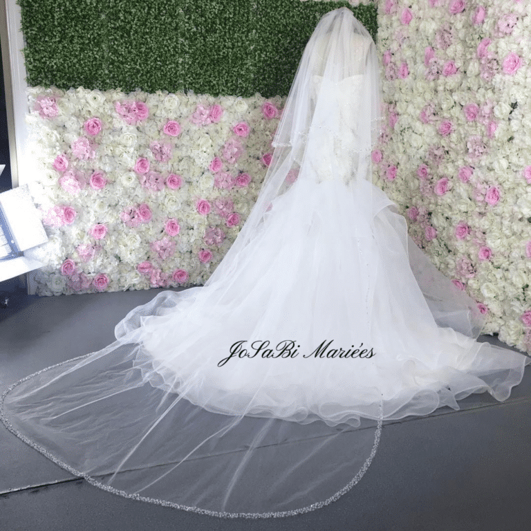 JoSaBi ruffled wedding Dress