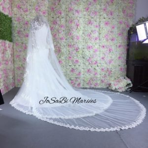 JoSaBi Arielle Long Sleeve Wedding Dress