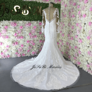 Laurence Custom Detachable wedding dress