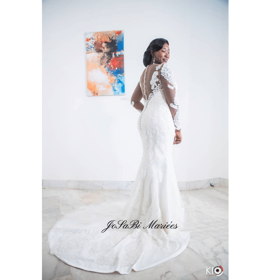 Robe de mariée sirène détachable par JoSaBi