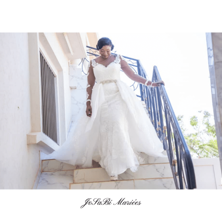 Laurence Custom Detachable wedding dress