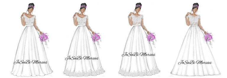 How to design your own wedding dress with JoSaBi
