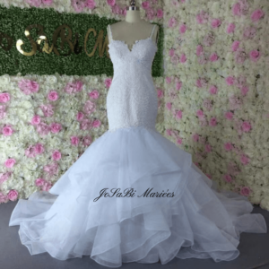 Robe de mariée sirène sweetheart col coeur