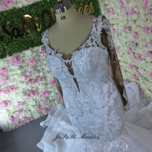 Mermaid Wedding Dress with Sleeves