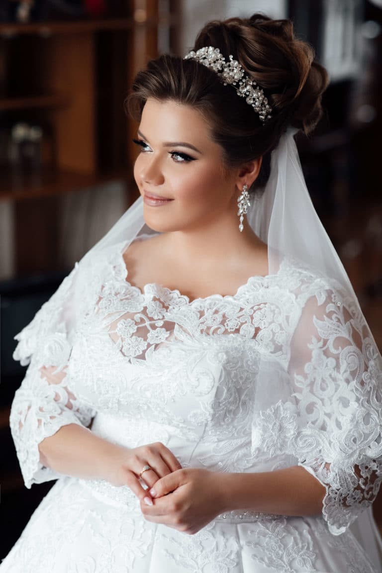 Bridal coiffure Tulle Accessoires de mariée en dentelle bord voile robe de mariée Fashion 
