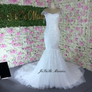 Beaded Lace mermaid wedding dress