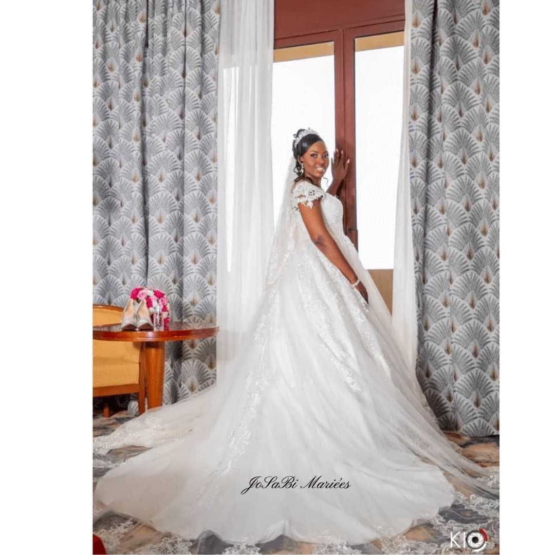 Lace Ballgown Wedding dress