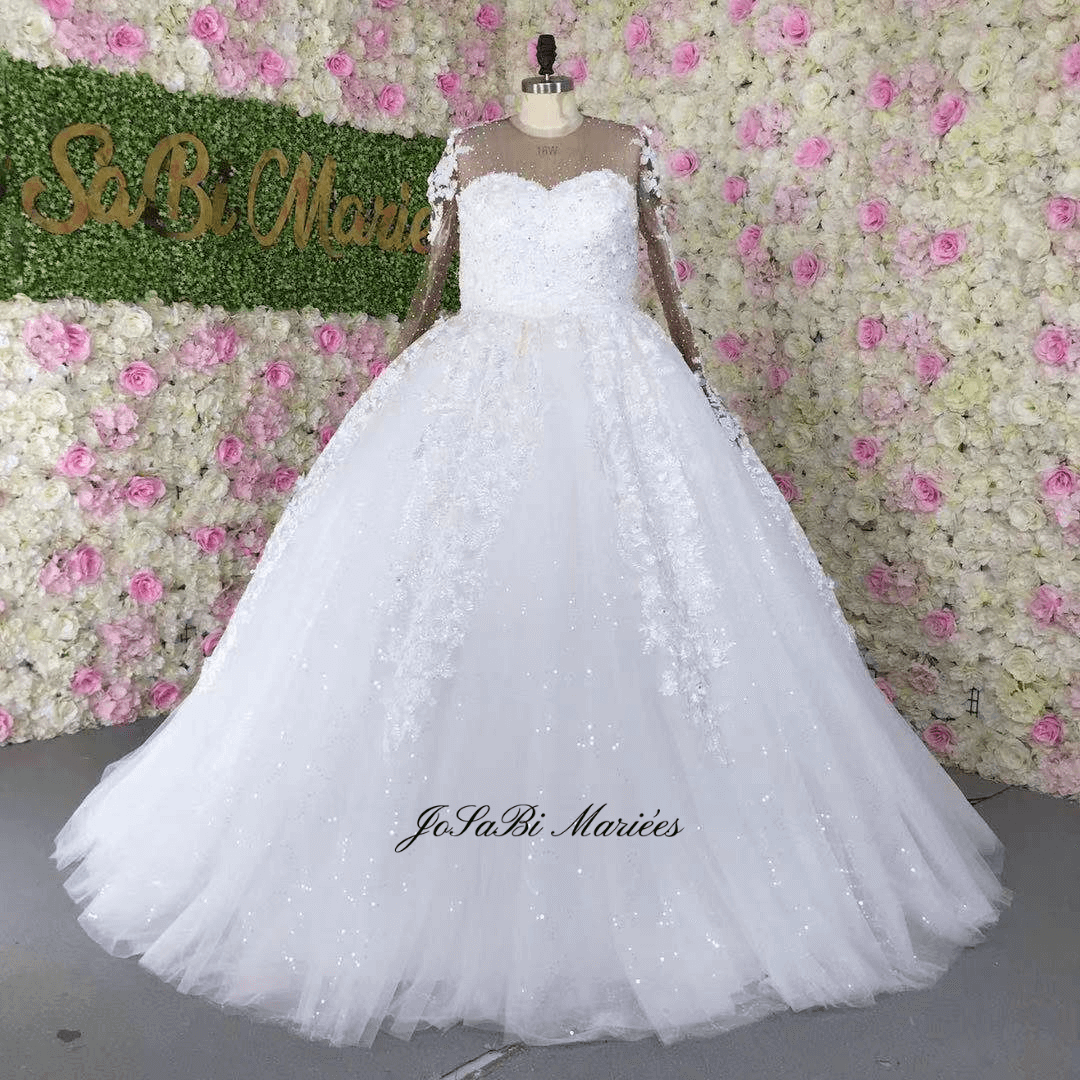 robe de mariée princesse détachable