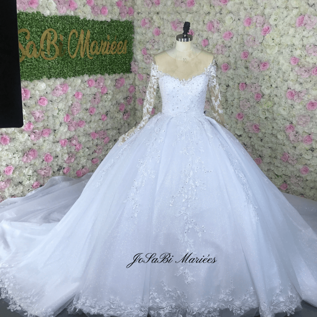 ballgown mermaid wedding dress