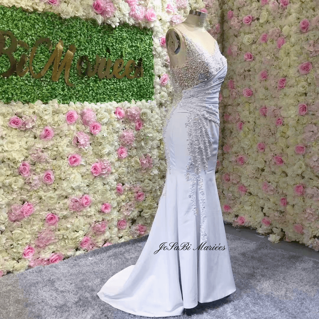 JoSaBi Mariées custom wedding dress