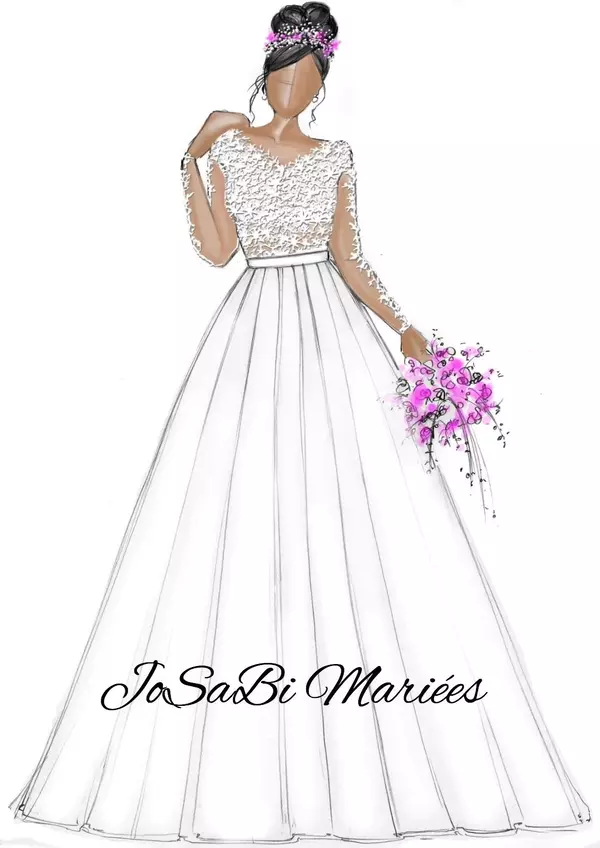 Sylviane D wedding dress design