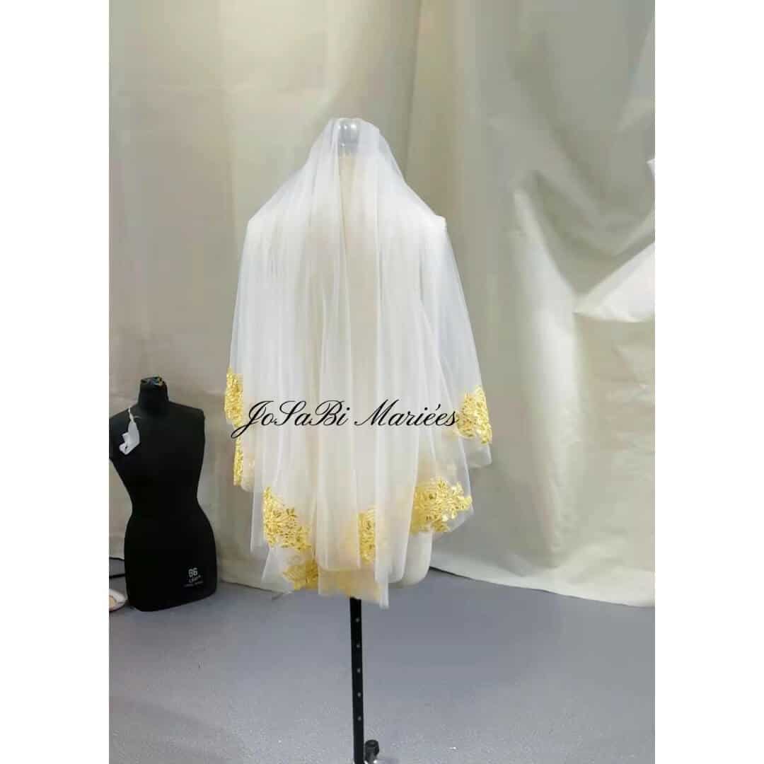 golden wedding dress